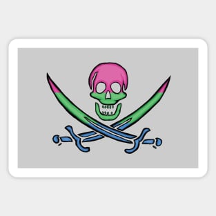 Polysexual Pirate Pride Sticker
